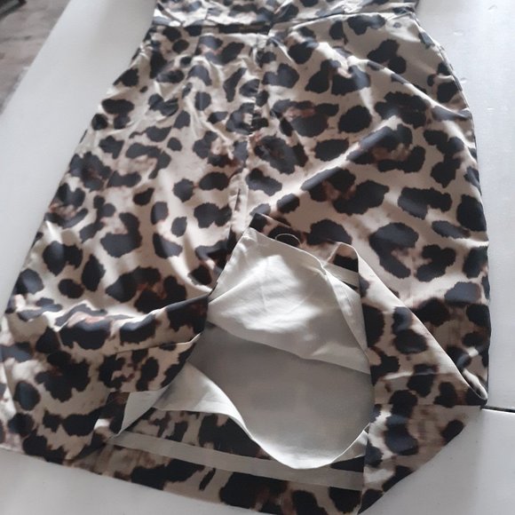 Banana Republic Cheetah Print Work Dress - Picture 6 of 7